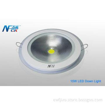 High Bright 15watt 120v 3000k COB LED Downlight , LED Down